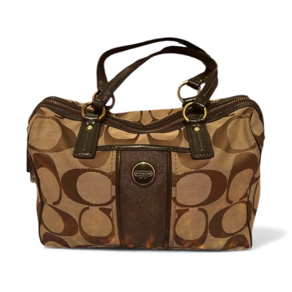 Coach Brown Signature Handbag